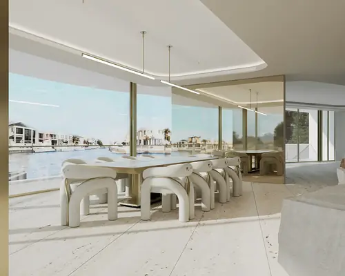 Sovereign Islands III — a further view of the completed interior